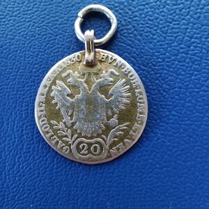 ANTIQUE COIN PENDANT, 1830